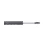 Trust Halyx Hub USB Tipo-C con 4 puertos USB-A Gris
